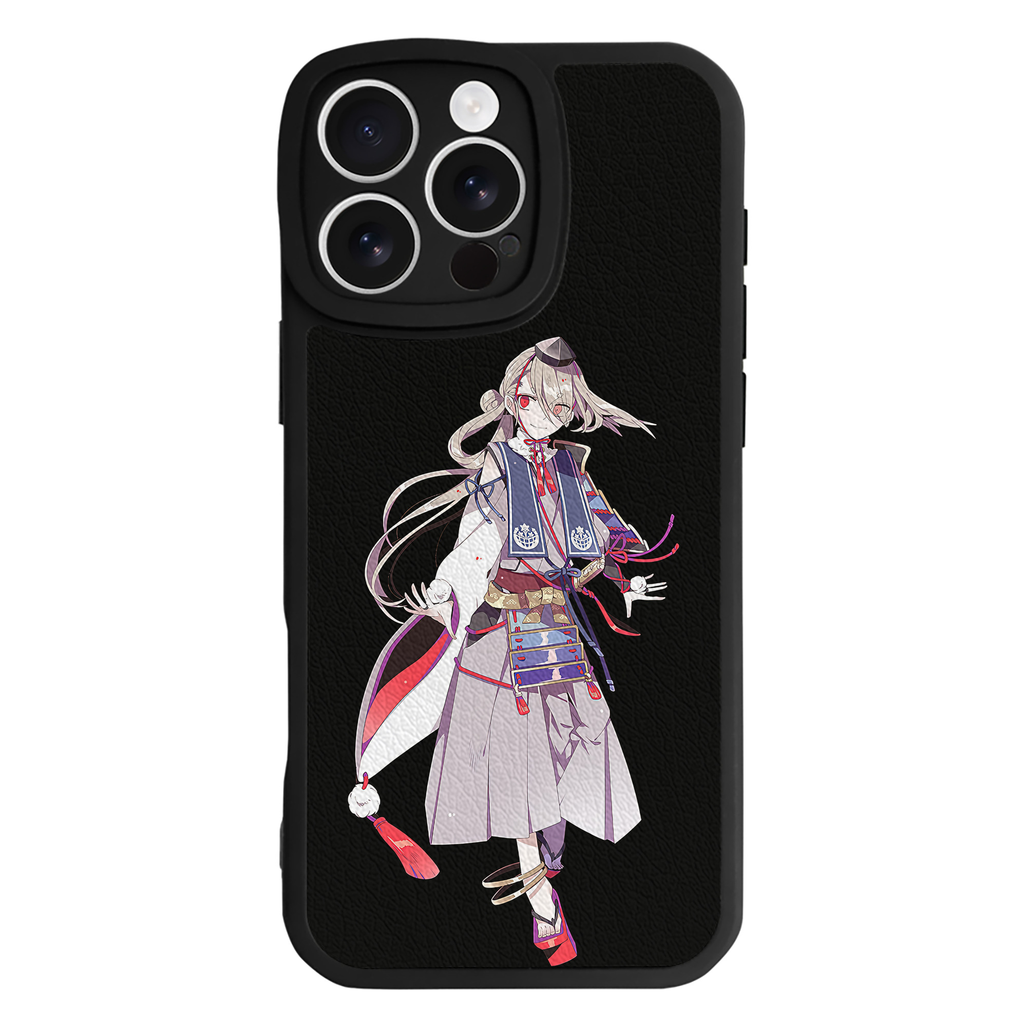 （画像用） 刀剣乱舞 Touken Ranbu 【iPhone 16シリーズ対応】シリコンスマホケース（レザー調） 材質：シリコン